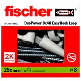 fischer EasyHook Loop DuoPower 8x40, Tassello bianco