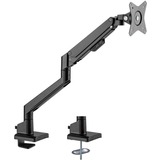 goobay Supporto singolo per monitor con molla a gas, Base per monitor Nero