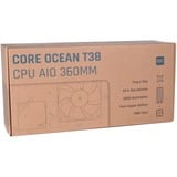 Alphacool Core Ocean T38 AIO 360mm, Raffreddamento ad acqua Nero