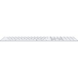 Apple Magic Keyboard tastiera Bluetooth QWERTZ Tedesco Bianco argento/Bianco, Full-size (100%), Bluetooth, QWERTZ, Bianco
