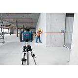 Bosch GRL 250 HV Professional Livella rotatoria 250 m 635 nm (< 1 mW), Laser rotante blu/Nero, 250 m, 0,1 mm/m, 5°, 600 Giri/min, 635 nm (< 1 mW), Livella rotatoria
