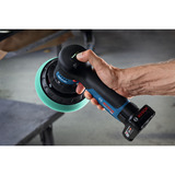 Bosch Lucidatrice a batteria GPX 12V-125 Professional solo, 12 Volt, Macchina di lucidatura blu/Nero