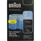 Braun CCR2 Cartuccia di pulizia Cartuccia di pulizia, Blu, Braun, Braun Clean&Charge, Box, 2 pz