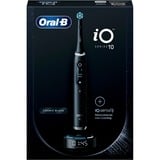 Braun iO Series 10 Adulto Spazzolino rotante-oscillante Nero, Spazzolino da denti elettrico Nero, Adulto, Spazzolino rotante-oscillante, Cura quotidiana, Pulito profondo, Cura gum, Sensibile, Sbiancante, Nero, 2 min, Rotondo
