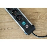 Brennenstuhl Multipresa Premium Alu-Line 4 vie, Ciabatta Nero/alluminio