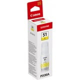 Canon GI-51Y, Resa elevata, Flacone d'inchiostro, Giallo Resa elevata, Flacone d'inchiostro, Giallo, Giallo, Canon, PIXMA G1520, G2520, G2560, G3520, G3560, 7700 pagine, Ad inchiostro, 1 pz