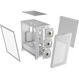 Corsair 3000D RGB Airflow, Chassis Tower bianco