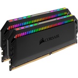 Corsair Dominator CMT64GX4M2E3200C16 memoria 64 GB 2 x 32 GB DDR4 3200 MHz Nero, 64 GB, 2 x 32 GB, DDR4, 3200 MHz, 288-pin DIMM