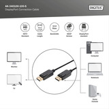 Digitus AK-340100-100-S, Cavo Nero