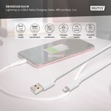 Digitus Cavo dati/ricarica USB 2.0 USB-A > Lightning, certificato MFI bianco