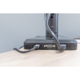 Digitus DA-90405 supporto da tavolo per Tv a schermo piatto 81,3 cm (32") Nero Scrivania Nero, Morsa, 9 kg, 38,1 cm (15"), 81,3 cm (32"), 100 x 100 mm, Nero