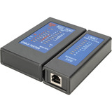 Digitus Tester di cavi unilaterale per cavi di rete RJ45, Tester per cavi Nero