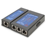 Digitus Tester di cavi unilaterale per cavi di rete RJ45, Tester per cavi Nero
