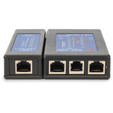 Digitus Tester di cavi unilaterale per cavi di rete RJ45, Tester per cavi Nero