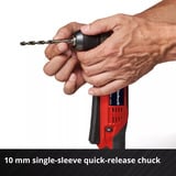 EINHELL Avvitatore angolare a batteria Power X-Change TE-AD 18 Li - Solo, 18 Volt, Trapano avvitatore rosso/Nero