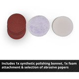 EINHELL Power X-Change lucidatrice a batteria CE-CP 18/180 Li E-Solo, 18Volt, Macchina di lucidatura rosso/Nero