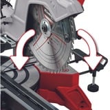 EINHELL Sega combinata da banco TE-SM 10 L Dual, Sega mitra/Troncatrice rosso
