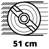 Einhell GC-PM 51/3 S HW-E Tagliaerba a spinta Benzina Nero, Rosso rosso/Nero, Tagliaerba a spinta, 51 cm, 1 L, 70 L, Trazione posteriore, 4 ruota(e)