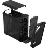 Fractal Design Torrent Compact Tower Nero Nero, Tower, PC, Nero, ATX, EATX, micro ATX, Mini-ITX, SSI CEB, Vetro temperato, Giocare