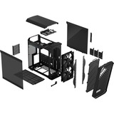 Fractal Design Torrent Compact Tower Nero Nero, Tower, PC, Nero, ATX, EATX, micro ATX, Mini-ITX, SSI CEB, Vetro temperato, Giocare