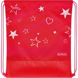 Herlitz SoftLight Plus Stars&Strips, Sacchetti di scuola rosso