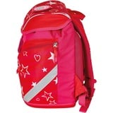 Herlitz SoftLight Plus Stars&Strips, Sacchetti di scuola rosso