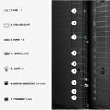 Hisense 75UR8DS RGB MiniLED, Televisore LED Nero/grigio scuro