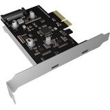 ICY BOX IB-PCI1902-C31 scheda di interfaccia e adattatore Interno USB 3.2 Gen 2 (3.1 Gen 2) PCIe, USB 3.2 Gen 2 (3.1 Gen 2), PCI 3.0, SATA a 15 pin, Nero, Argento, Cina