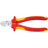 KNIPEX 70 26 160 Pinze da taglio diagonale pinza Pinze da taglio diagonale, Acciaio al cromo vanadio, Plastica, Rosso/Arancione, 16 cm, 216 g