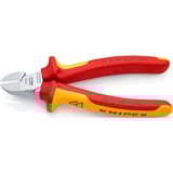 KNIPEX 70 26 160 Pinze da taglio diagonale pinza, Pinze di taglio Pinze da taglio diagonale, Acciaio al cromo vanadio, Plastica, Rosso/Arancione, 16 cm, 216 g