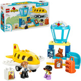 LEGO DUPLO 10443 La Prima Volta in Aeroporto, Gioco Educativo per Motricità Fine per Bambini 2+ Anni con Aereo e Personaggi, Giochi di costruzione Gioco Educativo per Motricità Fine per Bambini 2+ Anni con Aereo e Personaggi, Set da costruzione, 2 anno/i, Plastica, 23 pz, 546 g