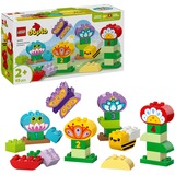 LEGO DUPLO 10444 Giardino e Fiori Creativi, Giochi Educativi per l'Apprendimento dei Numeri Bambini 2+ con Animali Giocattolo, Giochi di costruzione Giochi Educativi per l'Apprendimento dei Numeri Bambini 2+ con Animali Giocattolo, Set da costruzione, 2 anno/i, Plastica, 45 pz, 652 g