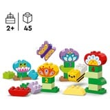 LEGO DUPLO 10444 Giardino e Fiori Creativi, Giochi Educativi per l'Apprendimento dei Numeri Bambini 2+ con Animali Giocattolo, Giochi di costruzione Giochi Educativi per l'Apprendimento dei Numeri Bambini 2+ con Animali Giocattolo, Set da costruzione, 2 anno/i, Plastica, 45 pz, 652 g