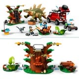 LEGO Jurassic World Missione dinosauro: scoperta dello stegosauro, Giochi di costruzione Set da costruzione, 6 anno/i, Plastica, 420 pz, 788 g