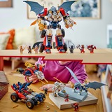 LEGO NINJAGO 71834 Mech Ultra Combinatore di Zane - Robot Giocattolo 4 in 1 Separabile in 4 Modellini, Giochi per Bambini 9+, Giochi di costruzione Giochi per Bambini 9+, Set da costruzione, 9 anno/i, Plastica, 1187 pz, 1,54 kg