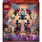 LEGO NINJAGO 71834 Mech Ultra Combinatore di Zane - Robot Giocattolo 4 in 1 Separabile in 4 Modellini, Giochi per Bambini 9+, Giochi di costruzione Giochi per Bambini 9+, Set da costruzione, 9 anno/i, Plastica, 1187 pz, 1,54 kg