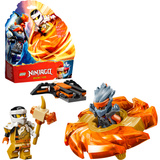 LEGO Ninjago Cole vs. Cole Malvagio Attacco Spinner, Giochi di costruzione 