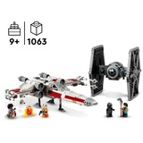LEGO Star Wars 75393 Mash-up TIE Fighter e X-Wing, Modellini da Costruire di Astronavi Giocattolo, Giochi Creativi, Regalo 9+, Giochi di costruzione Modellini da Costruire di Astronavi Giocattolo, Giochi Creativi, Regalo 9+, Set da costruzione, 9 anno/i, Plastica, 1063 pz, 1,37 kg