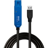 Lindy Prolunga attiva USB 3.0 Pro, Cavo di prolunga Nero/Blu