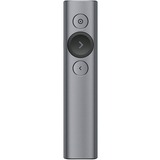 Logitech Spotlight puntatore wireless Bluetooth/RF Grigio, Presentatore Ardesia, Bluetooth/RF, USB, 30 m, Grigio