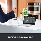 Logitech Spotlight puntatore wireless Bluetooth/RF Grigio, Presentatore Ardesia, Bluetooth/RF, USB, 30 m, Grigio
