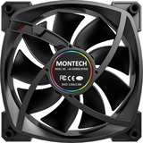 Montech AX120 PWM 120x120x25, Ventola Nero