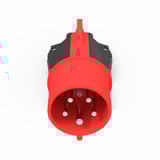NRGkick Adattatore spina 32A - 5 poli, max. 22kW Nero/Rosso