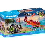 PLAYMOBIL La battaglia dei pirati contro il granchio gigante, Giochi di costruzione 