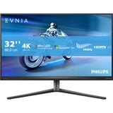 Philips Evnia 32M2N6800M/00 Monitor PC 80 cm (31.5") 3840 x 2160 Pixel 4K Ultra HD LCD Nero, Monitor di gioco antracite, 80 cm (31.5"), 3840 x 2160 Pixel, 4K Ultra HD, LCD, 1 ms, Nero