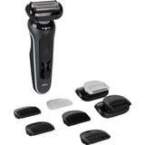 Procter & Gamble Series 6 62-G1650s, Rasoio Nero, Rasoio, Nero, Pulsanti, Batteria, Batteria integrata, 60 min