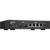 QNAP QSW-2104-2S switch di rete Non gestito 2.5G Ethernet Nero Non gestito, 2.5G Ethernet