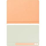 SAMSUNG Galaxy Tab S10+ / S9+ / S9 FE+ Smart Book Cover, Custodia per tablet arancio chiaro/Menta, Custodia a libro, Samsung, Galaxy Tab S10+, Galaxy Tab S9+, Galaxy Tab S9 FE+, 31,5 cm (12.4"), 432 g