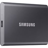 SAMSUNG Portable SSD T7 1000 GB Grigio, Disco a stato solido grigio, 1000 GB, USB tipo-C, 3.2 Gen 2 (3.1 Gen 2), 1050 MB/s, Protezione della password, Grigio