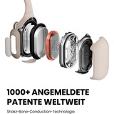 Shokz OpenRun Pro, Cuffie beige